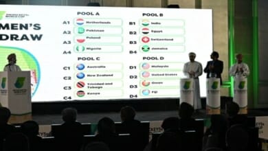 قرعة بطولة كأس العالم لخماسيات الهوكي Copy