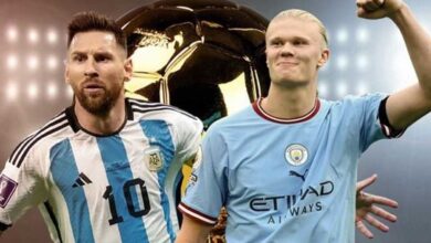 ميسي وهالاند