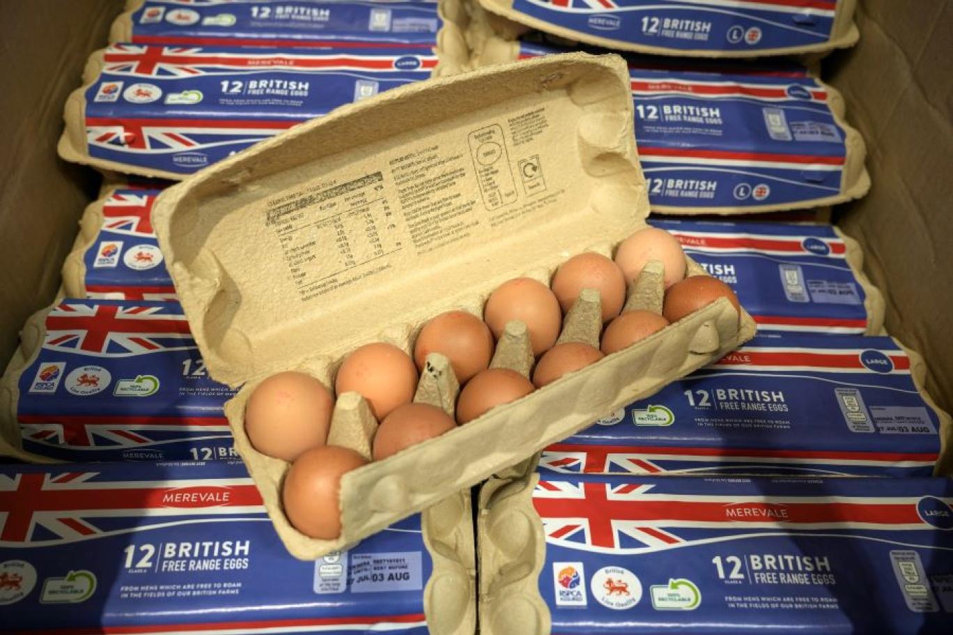 بريطانية تسرق بيض