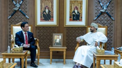 وزير التجارة العماني والياباني 1