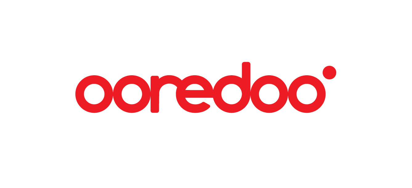 Ooredoo Logo Red on White Bg RGB