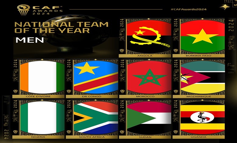 Caf awards 2024 national team of the year