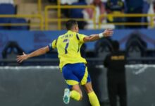 Cristiano Ronaldo Celebrating After Scoring Goal Against Al Ain