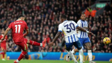 Mohamed Salah leads Liverpool to victory over Brighton