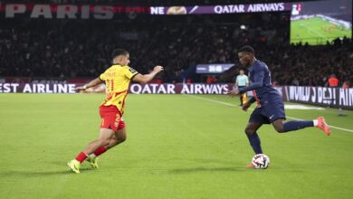 Nuno Mendes vs Toulouse Player