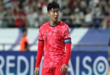 Heung-min Son with South Korea national team