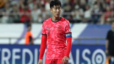 Heung-min Son with South Korea national team