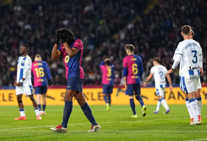 Barcelona stumbles against Leganes