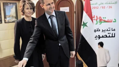 Bashar al-Assad and his wife Asma al-Assad