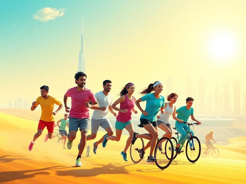 تعزز ممارسة الرياضة نمط الحياة الصحي في الخليج العربي