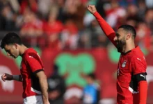 محمد صلاح مع منتخب مصر