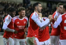 لاعبو نادي أرسنال الإنجليزي