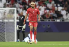 من مباراة منتخب عمان والمغرب
