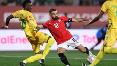 صلاح من فوز مصر على زيمبابوي في كأس أمم إفريقيا