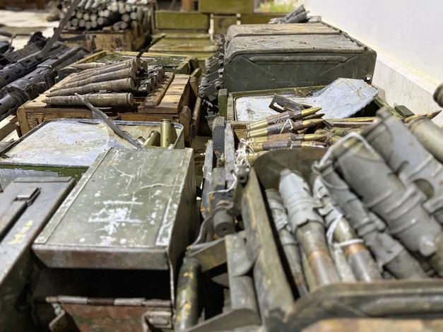 أسلحة وذخائر سورية