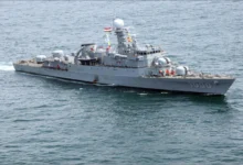 سفينة حربية مصرية