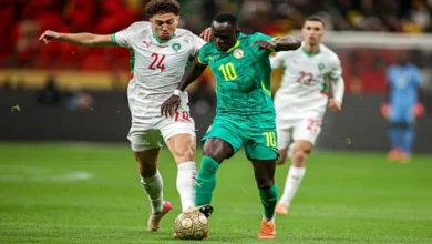 ساديو ماني من مباراة السنغال والمغرب