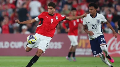 اللاعب المصري حمزة عبد الكريم