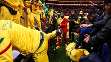 الأمن المغربي وجماهير السنغال