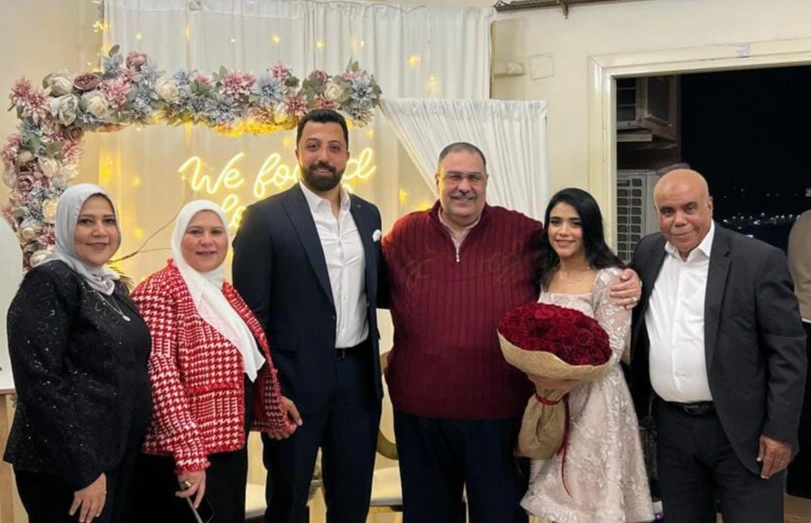 ايهاب القصبي وعائلته