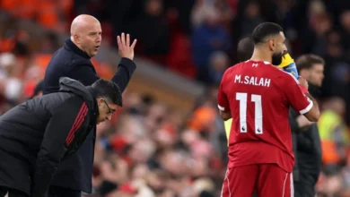 أرني سلوت ومحمد صلاح