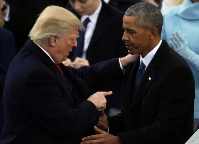 ترامب وأوباما