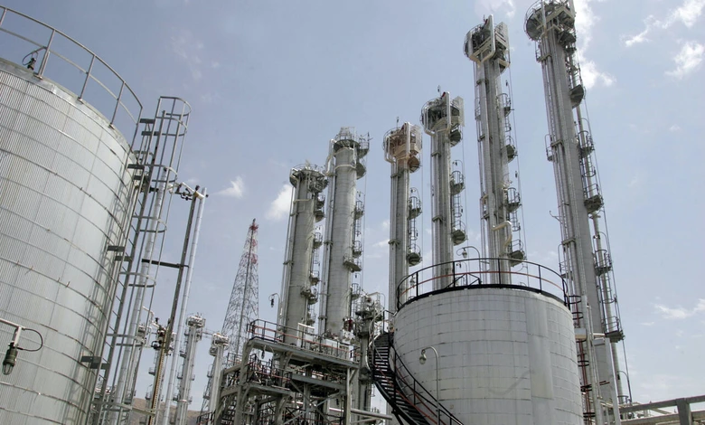 المنشآت النووية الإيرانية التي يوجد بها اليورانيوم