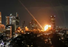 صاروخ إيراني يضرب إسرائيل